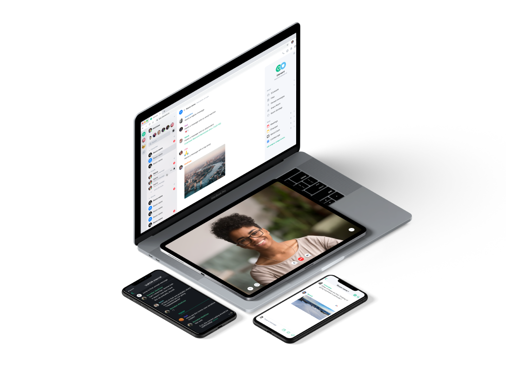 an image showing element running on different devices.